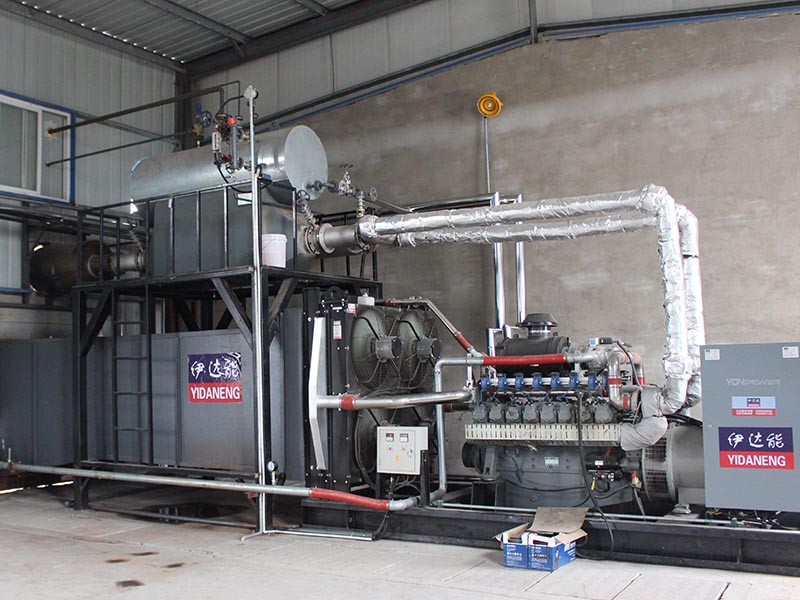 餐厨废弃物处理中心-400kw沼气热电联产机组（chp）